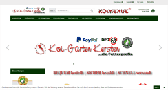 Desktop Screenshot of koi-garten.net